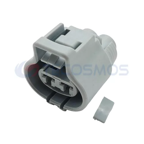 6-176143-6 Waterproof 2-Pin Female Automobile Fan Connector Plug Copper Contact & ABS/Nylon Housing for Wire... - image 3